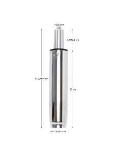 Piston Gaz | TYP 8 | scaune bar | 69,4 cm | metal crom | MobilaOK 2