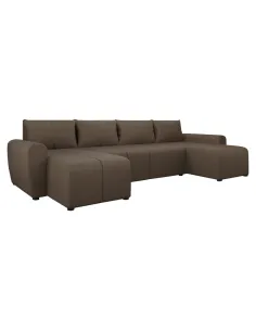 Canapea extensibilă DELIN U UNI, living, 307x138x73/82 cm, Țesătură Soro 28 | MobilaOK