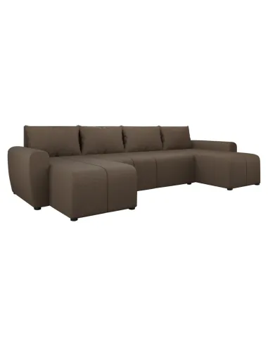 Canapea extensibilă DELIN U UNI, living, 307x138x73/82 cm, Țesătură Soro 28 | MobilaOK