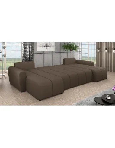 Canapea extensibilă DELIN U UNI, living, 307x138x73/82 cm, Țesătură Soro 28 | MobilaOK