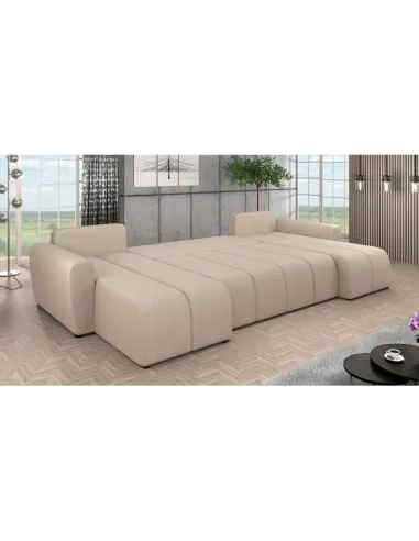 Set Canapea DELIN U UNI, living, 307x138x73/82 cm, Spumă PUR, Ţesătură | MobilaOK