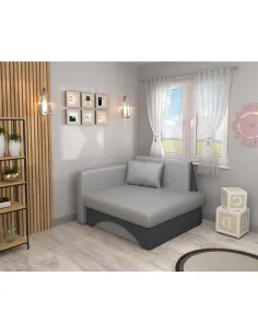 Scaun extensibil KUBOŠ NEW UNI, living, 104x78x70 cm, PAL, ţesătură Malmo | MobilaOK 2
