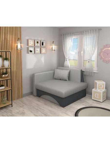 Scaun extensibil KUBOŠ NEW UNI, living, 104x78x70 cm, PAL, ţesătură Malmo | MobilaOK