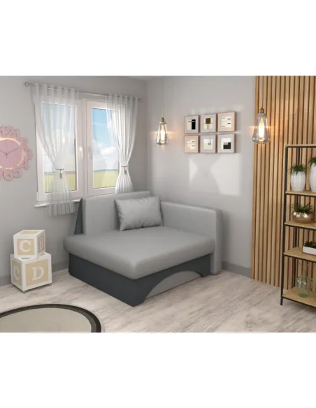 Scaun extensibil KUBOŠ NEW UNI, living, 104x78x70 cm, PAL, ţesătură Malmo | MobilaOK