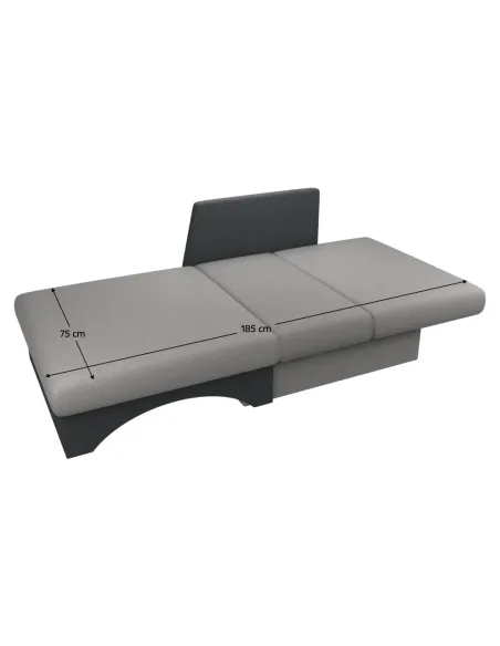Scaun extensibil KUBOŠ NEW UNI, living, 104x78x70 cm, PAL, ţesătură Malmo | MobilaOK