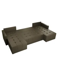 Set Canapea DUAN U UNI, living, 289x140x72 cm, material Riviera 26 | MobilaOK 2