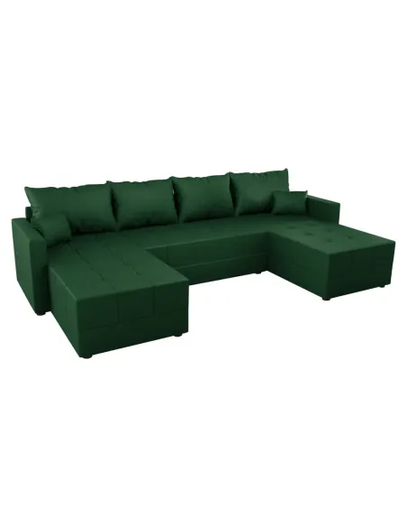 Set Canapea extensibilă DUAN U UNI, living, 289x140x72 cm, Țesătură Riviera 38 | MobilaOK