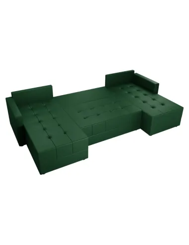 Set Canapea extensibilă DUAN U UNI, living, 289x140x72 cm, Țesătură Riviera 38 | MobilaOK