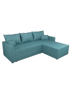 Set Canapea DUAN ROH, living, 226x140x73 cm, PAL, țesătură petrol | MobilaOK