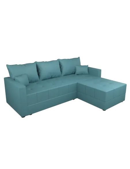 Set Canapea DUAN ROH, living, 226x140x73 cm, PAL, țesătură petrol | MobilaOK