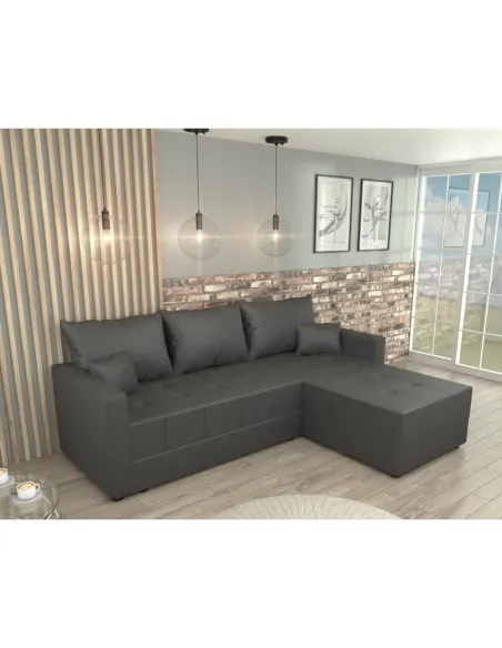 Canapea extensibilă DUAN ROH, living, 226x140x73 cm, spumă și țesătură | MobilaOK