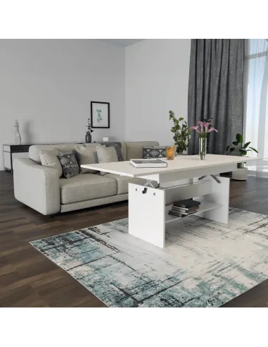 Masă extensibilă LAVKO NEW, dining/conferințe, 120/160x70 cm, PAL melaminat | MobilaOK