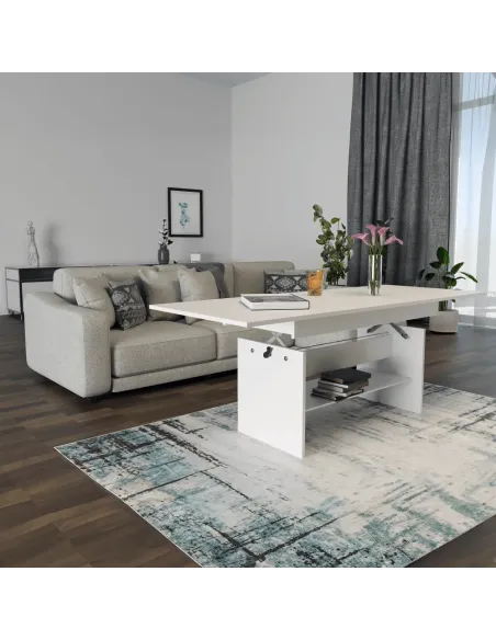 Masă extensibilă LAVKO NEW, dining/conferințe, 120/160x70 cm, PAL melaminat | MobilaOK