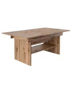 Masă pliantă LAVKO NEW, conferințe/mese, 120-160x70 cm, PAL laminat stejar artisan | MobilaOK