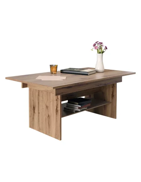 Masă pliantă LAVKO NEW, conferințe/mese, 120-160x70 cm, PAL laminat stejar artisan | MobilaOK