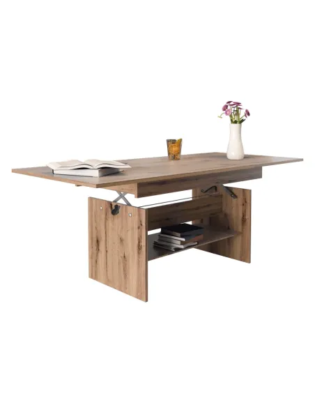 Masă pliantă LAVKO NEW, conferințe/mese, 120-160x70 cm, PAL laminat stejar artisan | MobilaOK