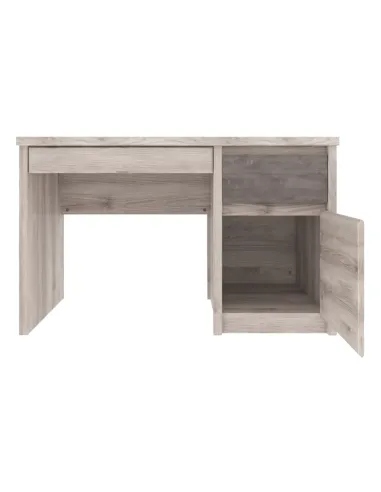 Masă PC JESI NEW, 120x75x60 cm, PAL melaminat castan Nairobi/onix | MobilaOK