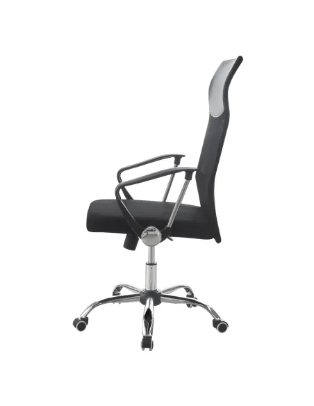 Scaun birou, KONDELA TC3-973M 5 NEW, birou, 58x57.5x107-117 cm, piele ecologica, metal, plastic | MobilaOK