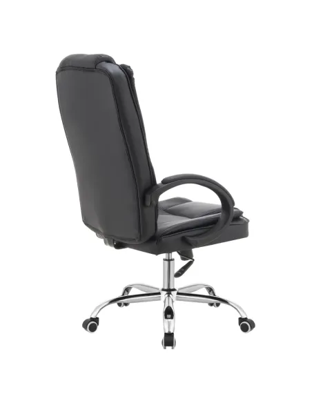 Fotoliu MADOX NEW, birou, 65x75x112-122 cm, piele ecologica, metal, plastic | MobilaOK