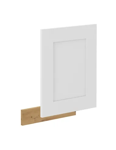 Ușă bucătărie LULA, 570x446 mm, PAL melaminat alb/stejar artizan | MobilaOK
