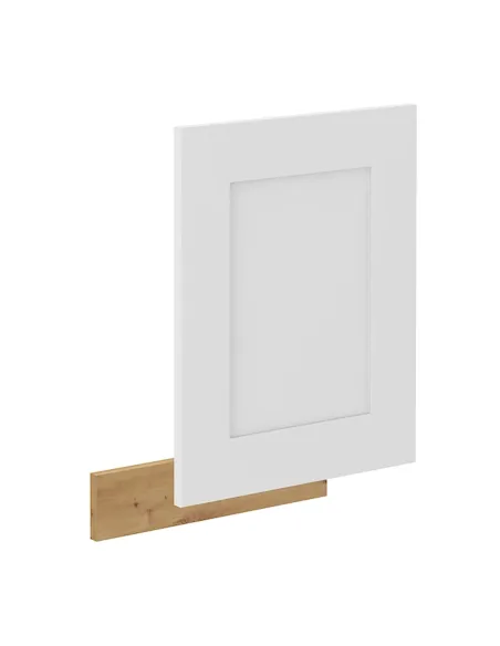 Ușă bucătărie LULA, 570x446 mm, PAL melaminat alb/stejar artizan | MobilaOK