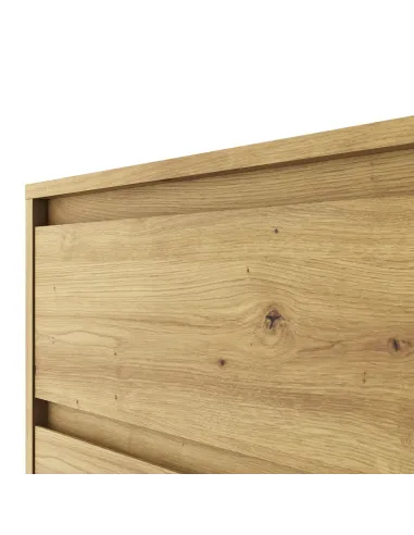 Comodă BOGAN NEW 1D3S pentru dormitor/hol, 110x38.8x78.4 cm, PAL melaminat stejar artisan | MobilaOK