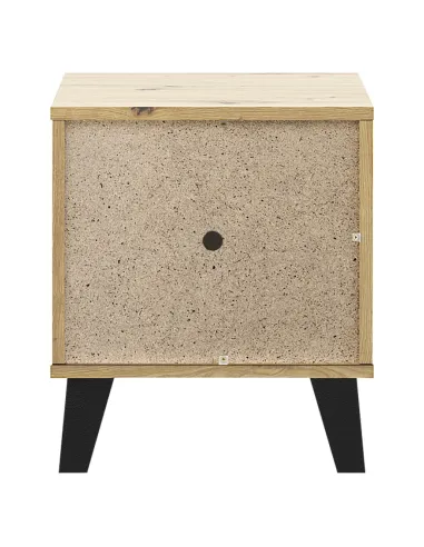 Noptieră BOGAN NEW 1S pentru dormitor, 40x38.8x45.6 cm, PAL melaminat stejar artisan | MobilaOK