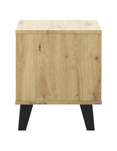 Noptieră BOGAN NEW 1S pentru dormitor, 40x38.8x45.6 cm, PAL melaminat stejar artisan | MobilaOK