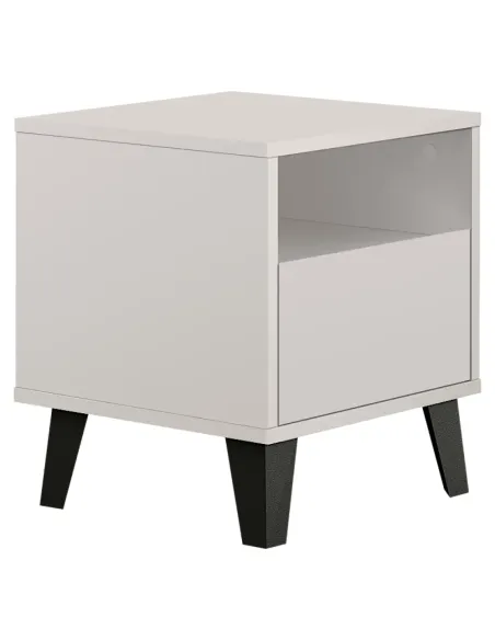 Noptieră BOGAN NEW 1S pentru dormitor, 40x38.8x45.6 cm, PAL melaminat | MobilaOK