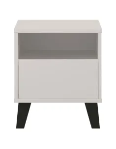 Noptieră BOGAN NEW 1S pentru dormitor, 40x38.8x45.6 cm, PAL melaminat | MobilaOK 2