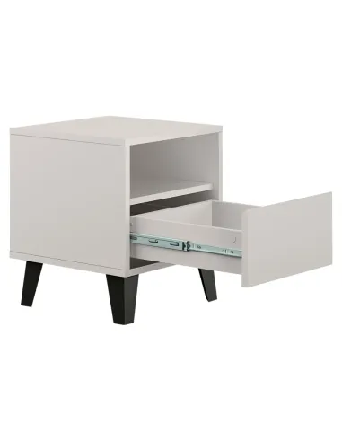 Noptieră BOGAN NEW 1S pentru dormitor, 40x38.8x45.6 cm, PAL melaminat | MobilaOK
