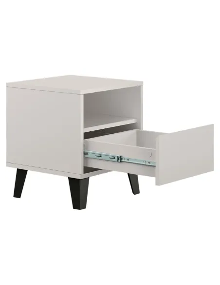 Noptieră BOGAN NEW 1S pentru dormitor, 40x38.8x45.6 cm, PAL melaminat | MobilaOK