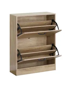 Pantofar BOTNIX pentru hol/dressing, 60x24x81 cm, PAL stejar | MobilaOK 2
