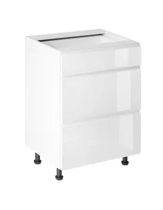 Dulap inferior, AURORA D60S3, bucatarie, 60x47x82 cm, PAL melaminat | MobilaOK