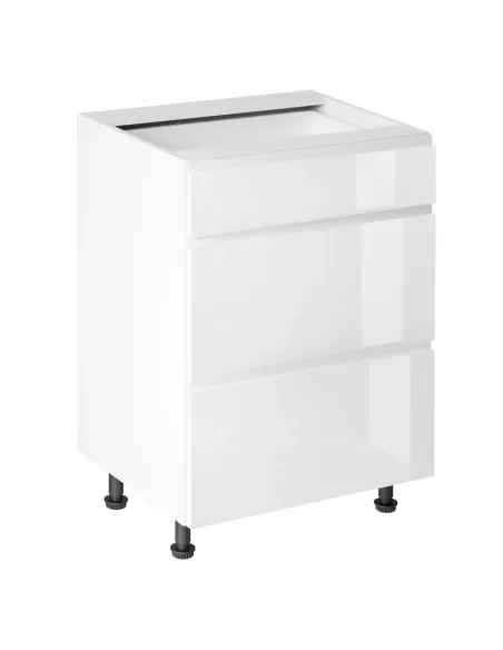 Dulap inferior, AURORA D60S3, bucatarie, 60x47x82 cm, PAL melaminat | MobilaOK