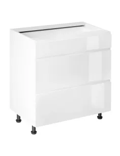 Dulap inferior, AURORA D80S3, bucatarie, 80x47x82 cm, PAL melaminat/MDF | MobilaOK