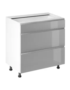 Dulap inferior AURORA D80S3, bucatarie, 80x82x47 cm, PAL melaminat/MDF | MobilaOK