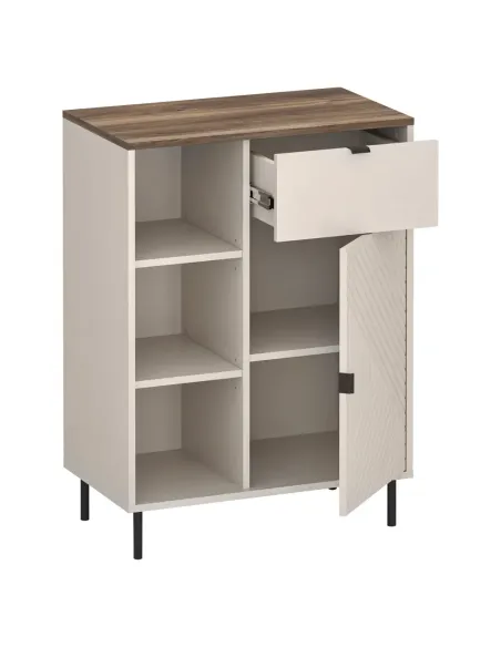 Raft, EYCO 1D1S, living/dormitor, 70x40x95 cm, PAL laminat | MobilaOK