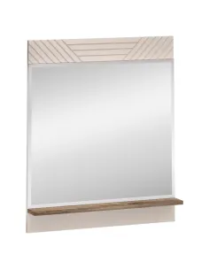 Oglindă EYCO cu poliță, living/hol, 70x10x70 cm, PAL melaminat | MobilaOK