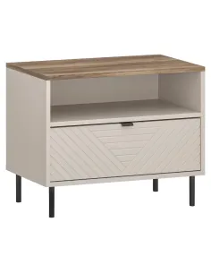 Noptieră EYCO 1S pentru dormitor, 63.7x40x52 cm, PAL laminat/MDF | MobilaOK