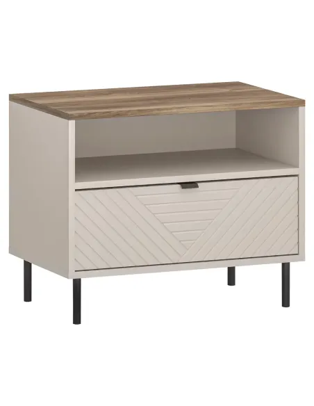 Noptieră EYCO 1S pentru dormitor, 63.7x40x52 cm, PAL laminat/MDF | MobilaOK
