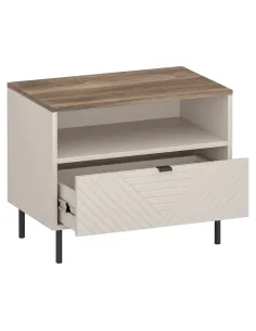 Noptieră EYCO 1S pentru dormitor, 63.7x40x52 cm, PAL laminat/MDF | MobilaOK 2