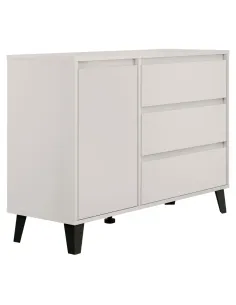 Comodă BOGAN NEW 1D3S, dormitor/hol, 110x38.8x78.4 cm, PAL melaminat | MobilaOK