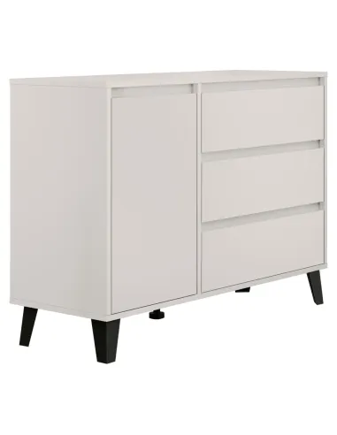 Comodă BOGAN NEW 1D3S, dormitor/hol, 110x38.8x78.4 cm, PAL melaminat | MobilaOK