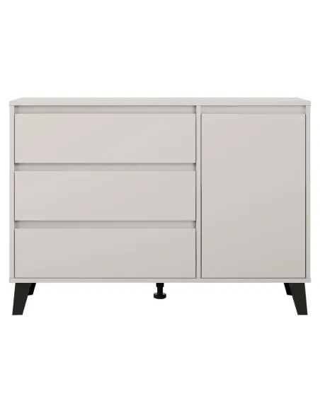 Comodă BOGAN NEW 1D3S, dormitor/hol, 110x38.8x78.4 cm, PAL melaminat | MobilaOK