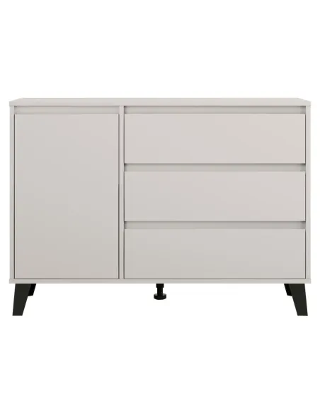 Comodă BOGAN NEW 1D3S, dormitor/hol, 110x38.8x78.4 cm, PAL melaminat | MobilaOK