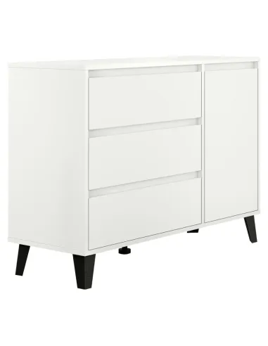 Comodă BOGAN NEW 1D3S pentru dormitor, 110x38.8x78.4 cm, PAL melaminat | MobilaOK