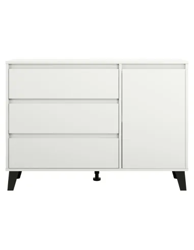 Comodă BOGAN NEW 1D3S pentru dormitor, 110x38.8x78.4 cm, PAL melaminat | MobilaOK