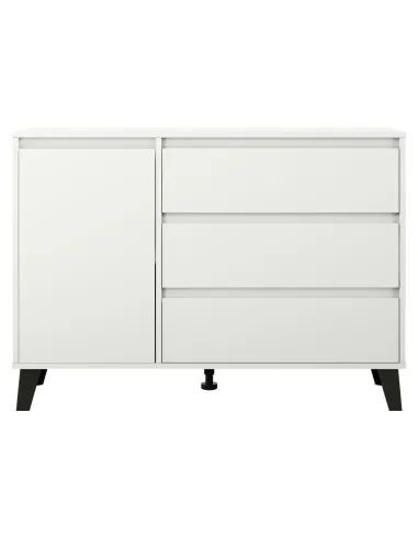 Comodă BOGAN NEW 1D3S pentru dormitor, 110x38.8x78.4 cm, PAL melaminat | MobilaOK