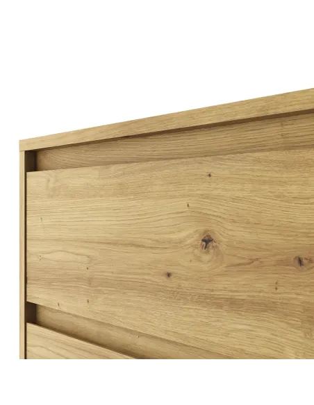 Comodă BOGAN NEW 3S70 pentru dormitor/hol, 70x38.8x78.4 cm, PAL laminat stejar artisan | MobilaOK
